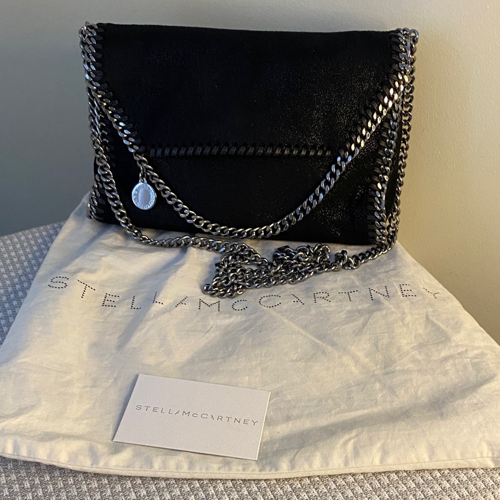 Stella McCartney Mini Falabella Black Crossbody Bag - Picture 11 of 14